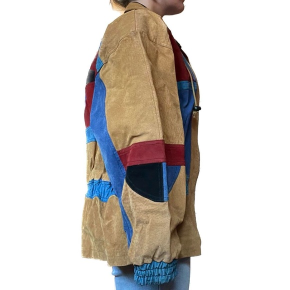 Vintage Don’t Stop Leather Jacket size L - Picture 6 of 6